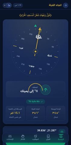 اتجاه القبلة